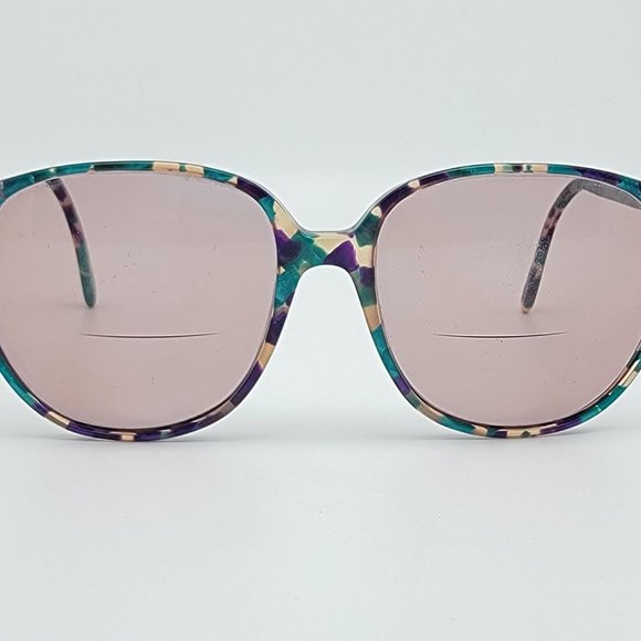 Luxottica Ursula Purple Green Tortoise Little Mermaid Eyeglasses Frame Italy main image 10